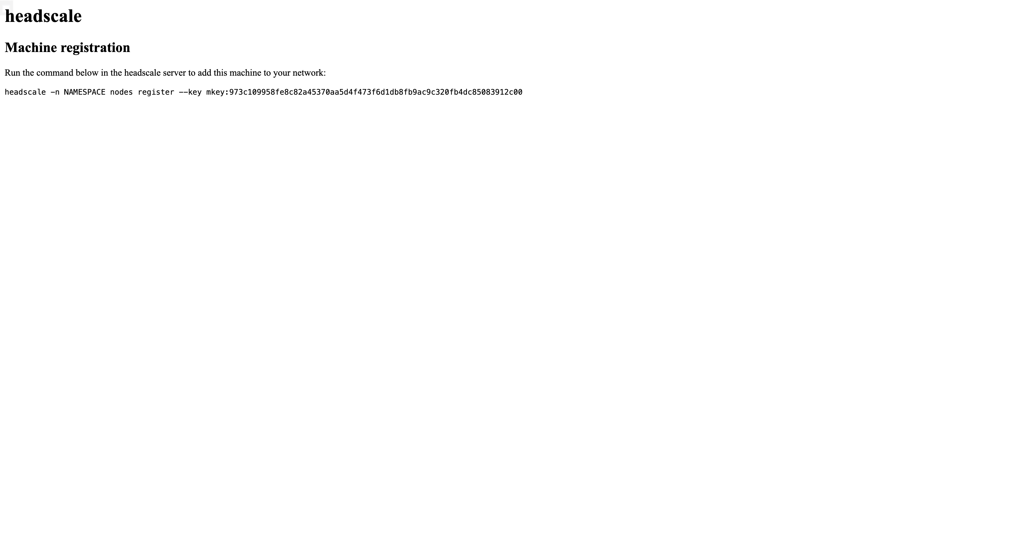 自建tailscale服务接入headscale服务器实现异地组网